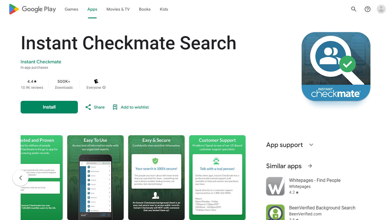 Instant Checkmate Search - Apps on Google Play