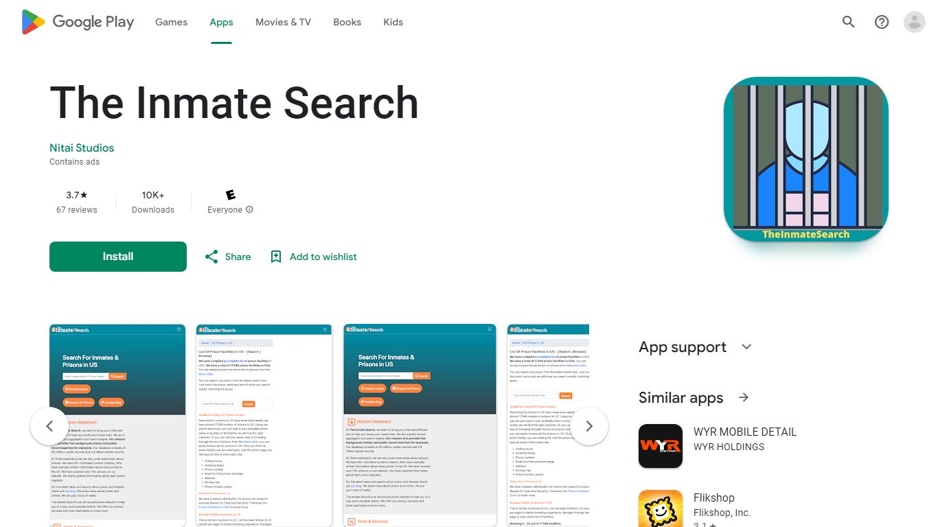 The Inmate Search - Apps on Google Play
